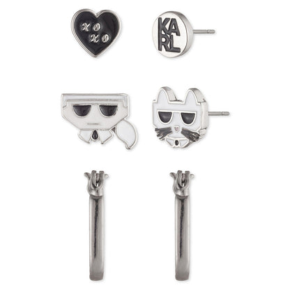 Aretes Karl Lagerfeld Color Plateado Kl09E00047