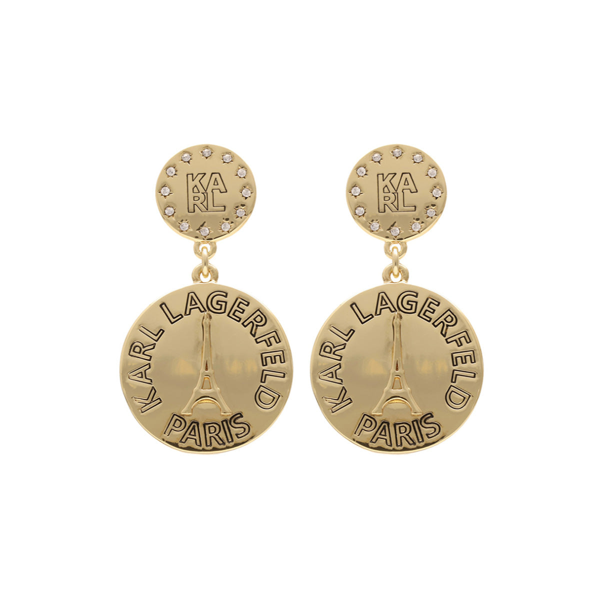 Aretes Karl Lagerfeld Color Dorado Kl09G00571