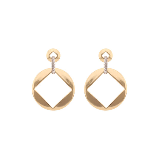 Aretes Karl Lagerfeld Color Dorado Kl09G00726 Para Dama