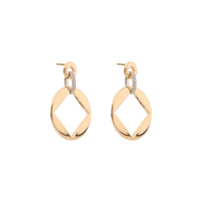 Aretes Karl Lagerfeld Color Dorado Kl09G00726 Para Dama
