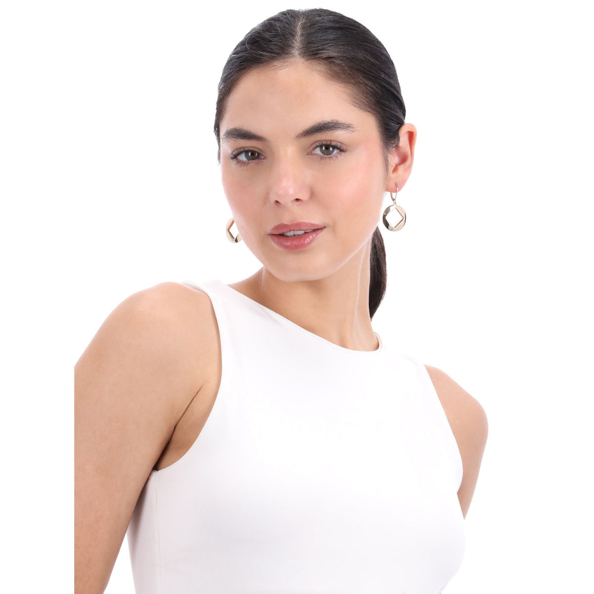 Aretes Karl Lagerfeld Color Dorado Kl09G00727 Para Dama