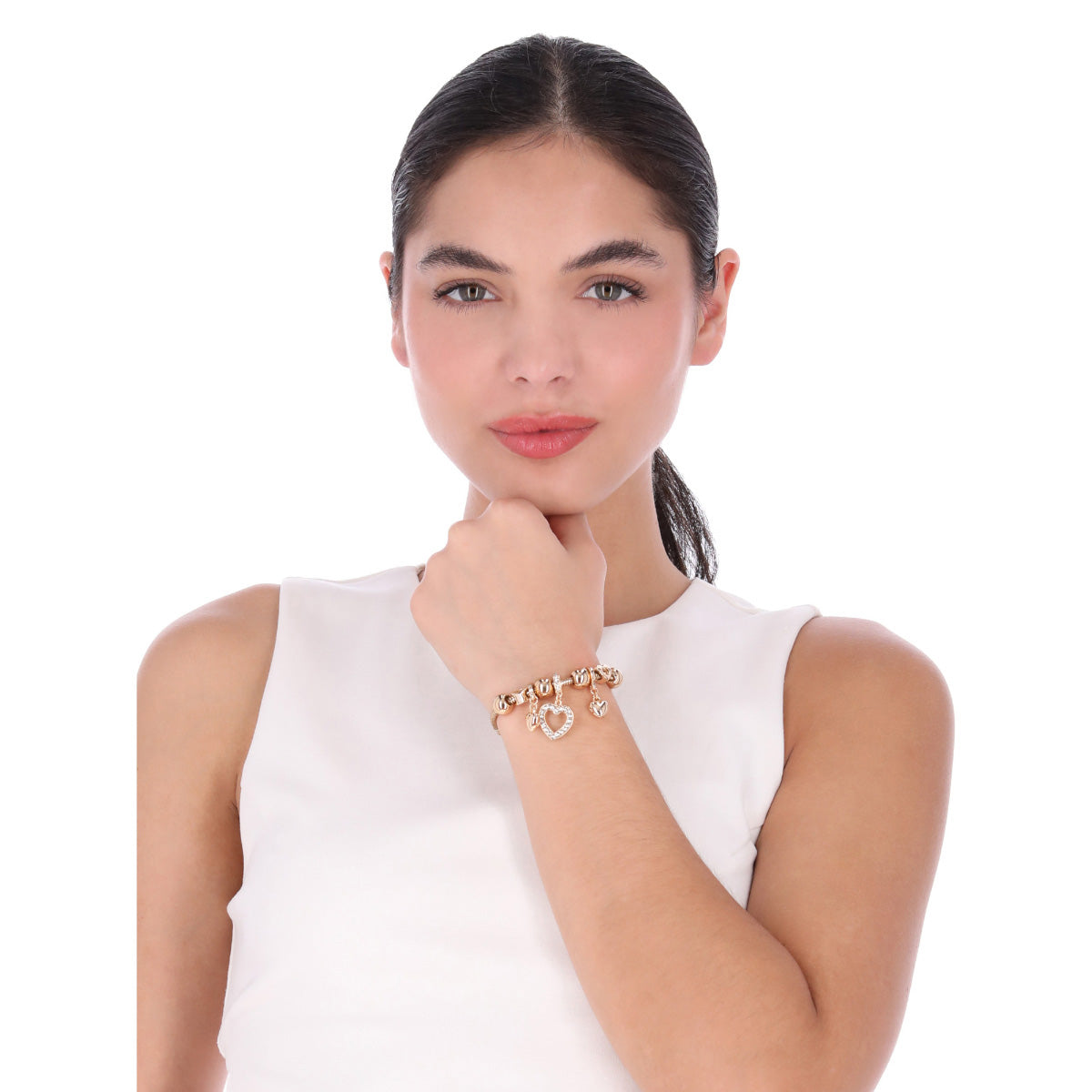 Boxpulsera Anne Klein Color Dorado 10B00469 Para Dama