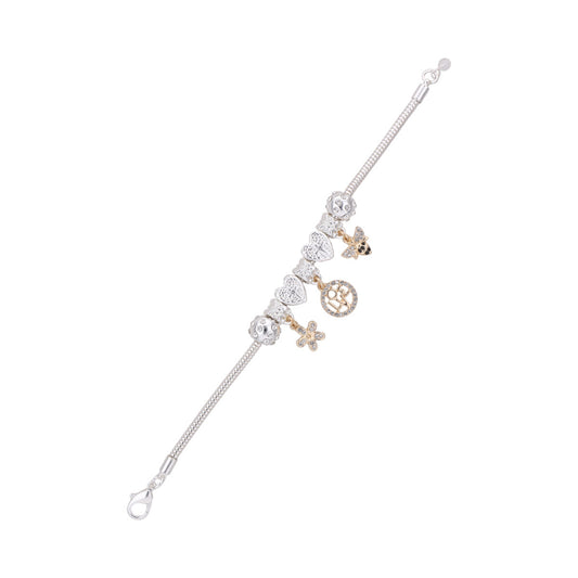Boxpulsera Anne Klein Color Plateado 10B00491 Para Dama