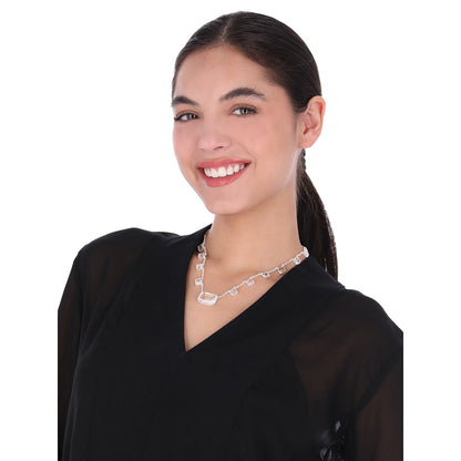 Collar Ralph Lauren Color Plateado Lrl14N00560