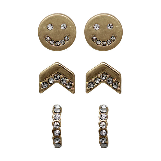 Set Aretes Lonna & Lilly Color Dorado Ll15G00144 Para Dama