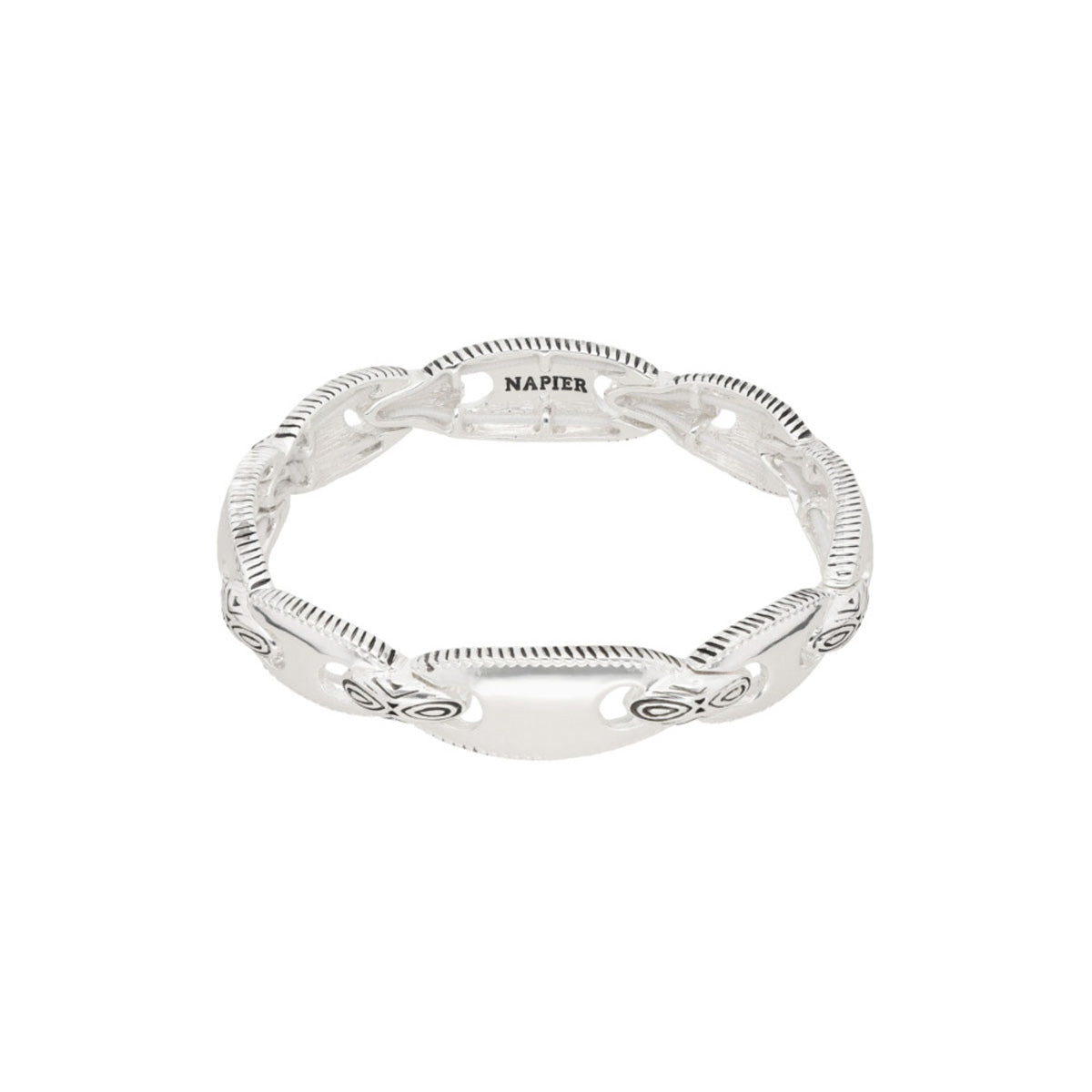 Pulsera Napier Color Plateado 17B01849 Para Dama