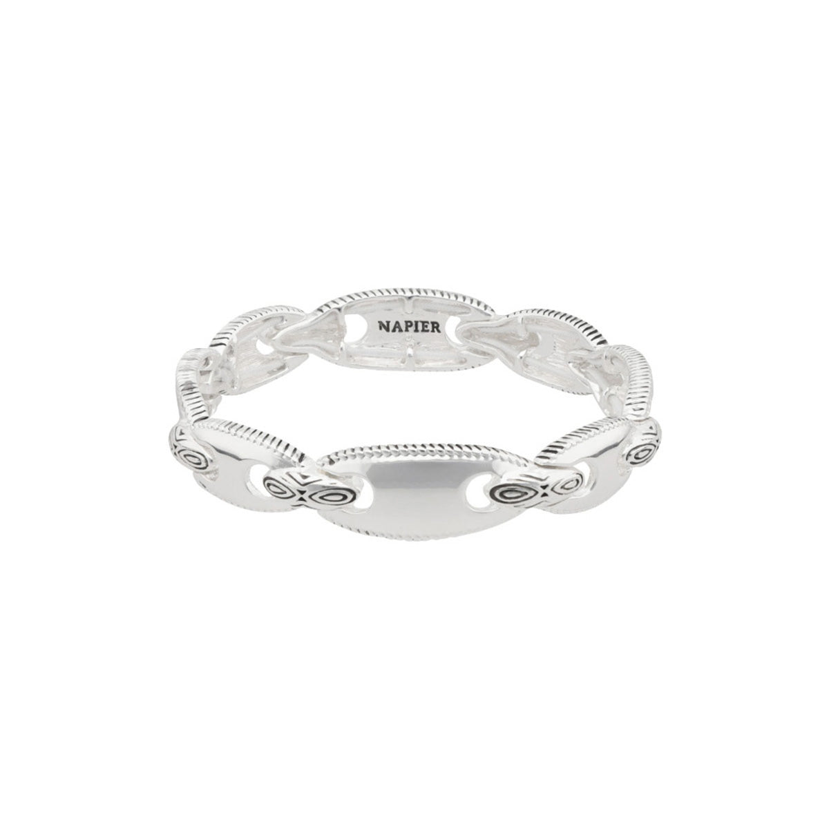 Pulsera Napier Color Plateado 17B01849 Para Dama