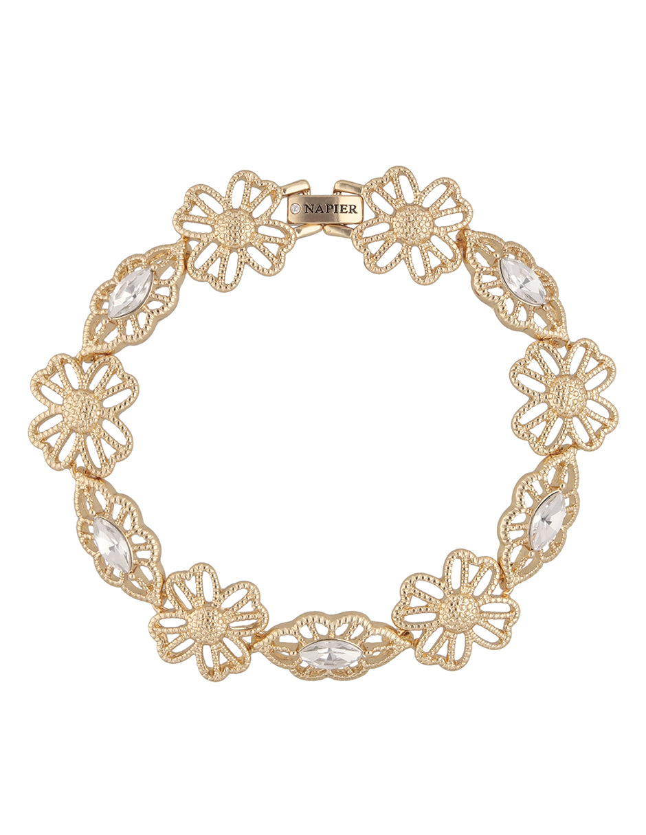 Pulsera Napier Color Dorado 17B01901 Para Dama