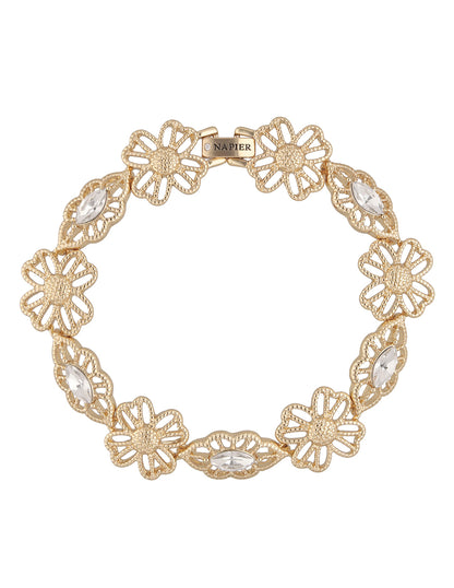 Pulsera Napier Color Dorado 17B01901 Para Dama