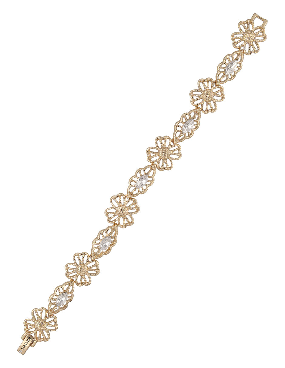 Pulsera Napier Color Dorado 17B01901 Para Dama