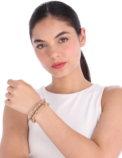 Pulsera Napier Color Dorado 17B02085 Para Dama