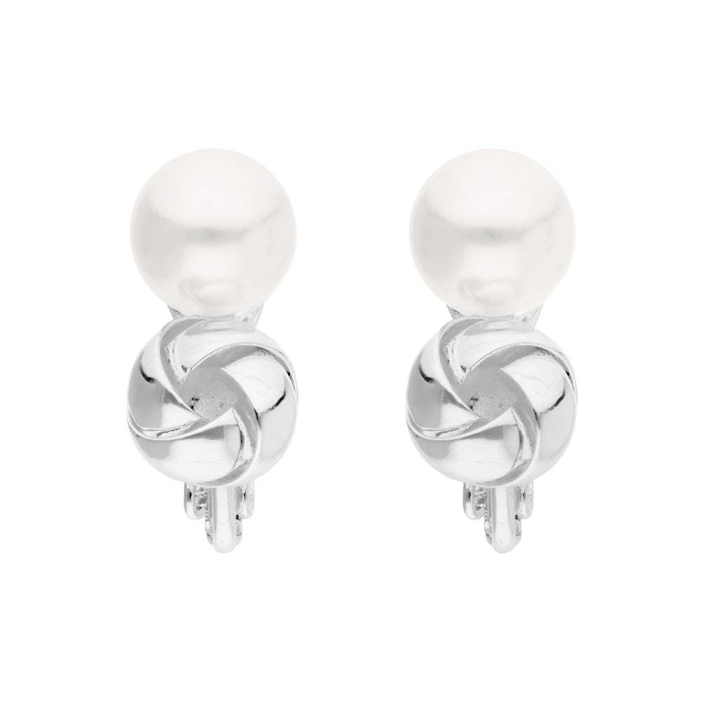 Aretes Napier Color Blanco 17C00627 para Dama
