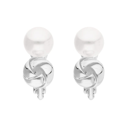 Aretes Napier Color Blanco 17C00627 para Dama