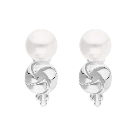 Aretes Napier Color Blanco 17C00627 para Dama