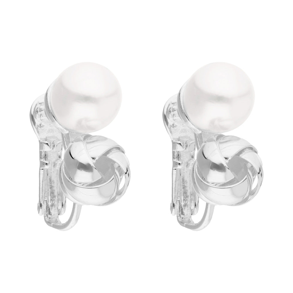 Aretes Napier Color Blanco 17C00627 para Dama