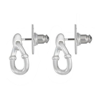 Aretes Napier color plateado 17G00461
