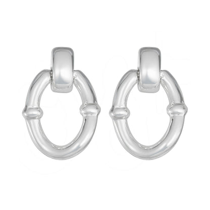 Aretes Napier color plateado 17G00461