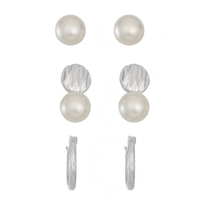 Aretes Napier color plateado 17G01189