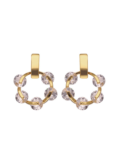 Aretes Napier Color Dorado 17G01603 Para Dama