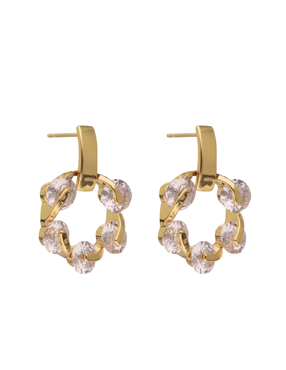 Aretes Napier Color Dorado 17G01603 Para Dama