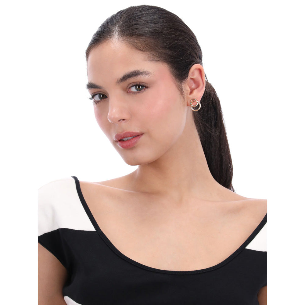 Aretes Napier Color Dorado 17G03025 Para Dama