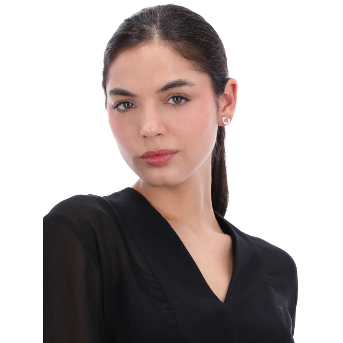 Aretes Napier Color Plateado 17G03069 Para Dama