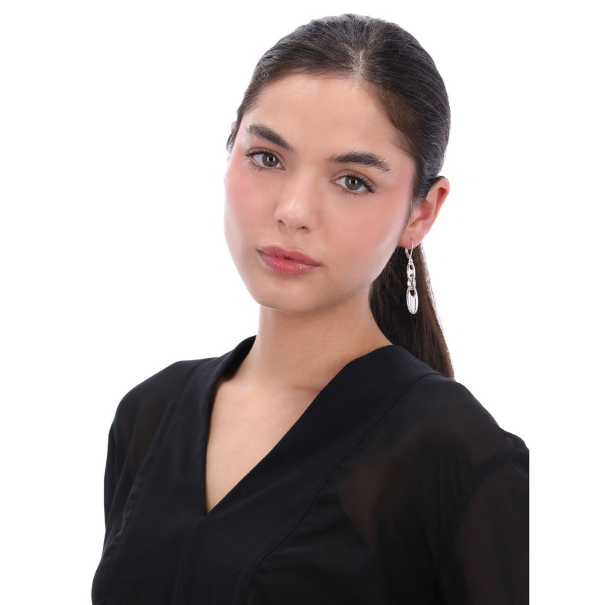 Aretes Napier Color Plateado 17G03107 Para Dama