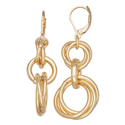 Aretes Napier Color Dorado 17G03159 Para Dama
