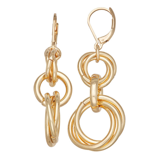 Aretes Napier Color Dorado 17G03159 Para Dama