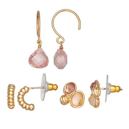 Aretes Napier Color Dorado 17G03209 Para Dama