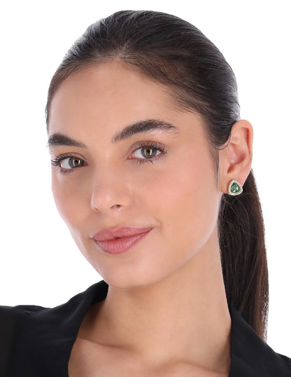 Aretes Napier Color Esmeralda 17G03452 Para Dama