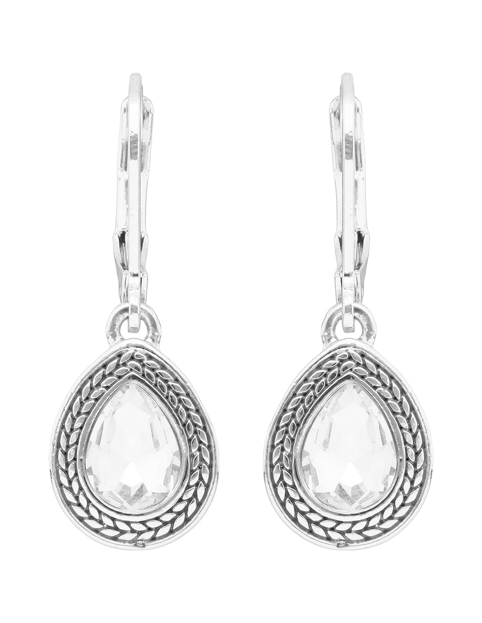 Aretes Napier Color Cristal 17G03457 Para Dama