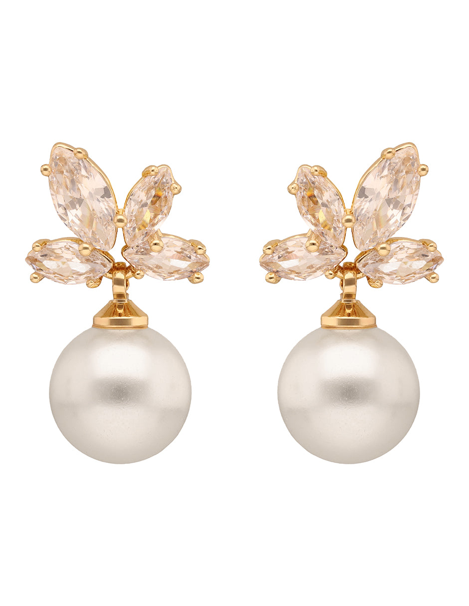 Aretes Napier Color Cristal 17G03499 Para Dama
