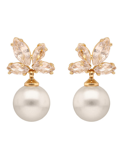 Aretes Napier Color Cristal 17G03499 Para Dama