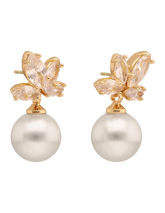 Aretes Napier Color Cristal 17G03499 Para Dama