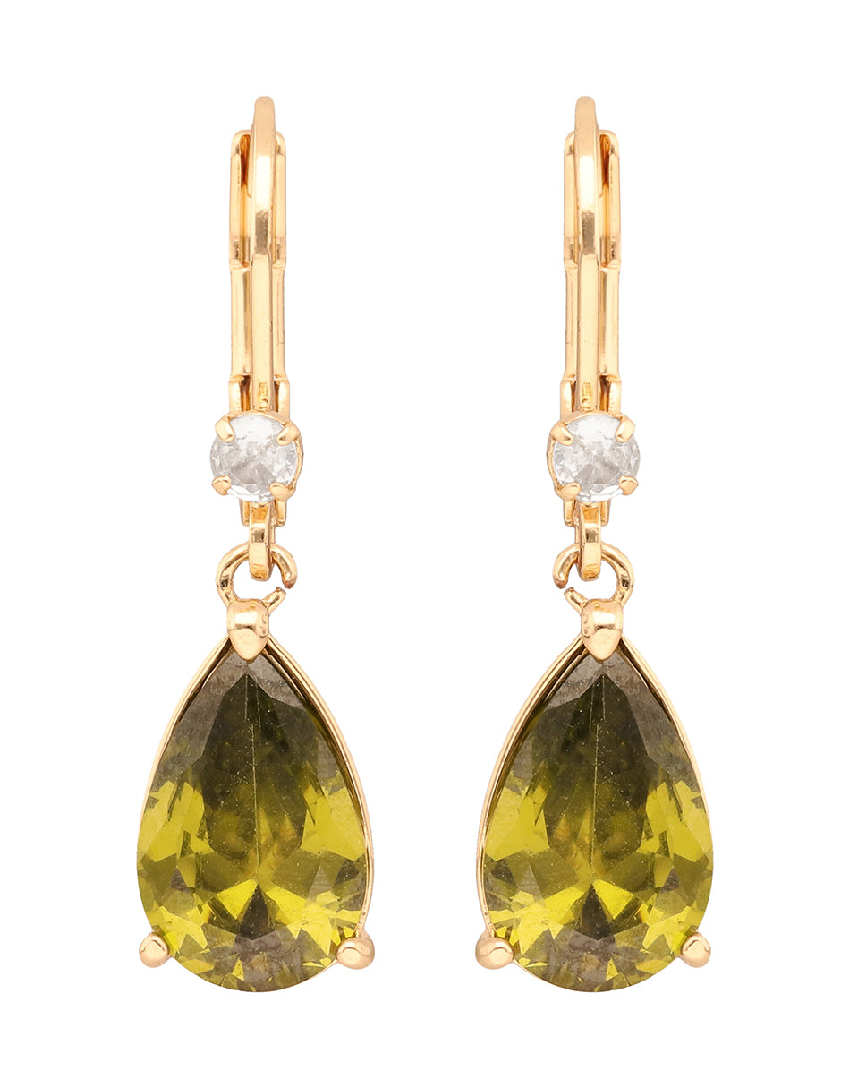 Aretes Napier Color Esmeralda 17G03508 Para Dama