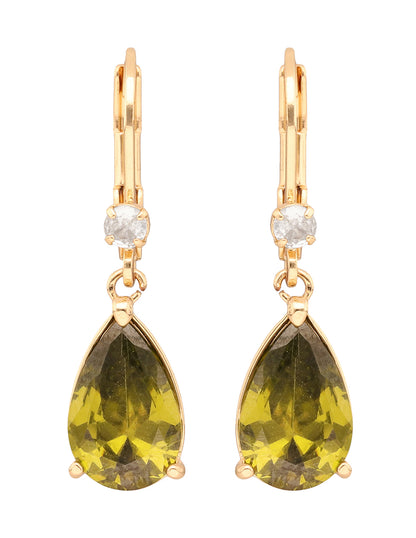 Aretes Napier Color Esmeralda 17G03508 Para Dama