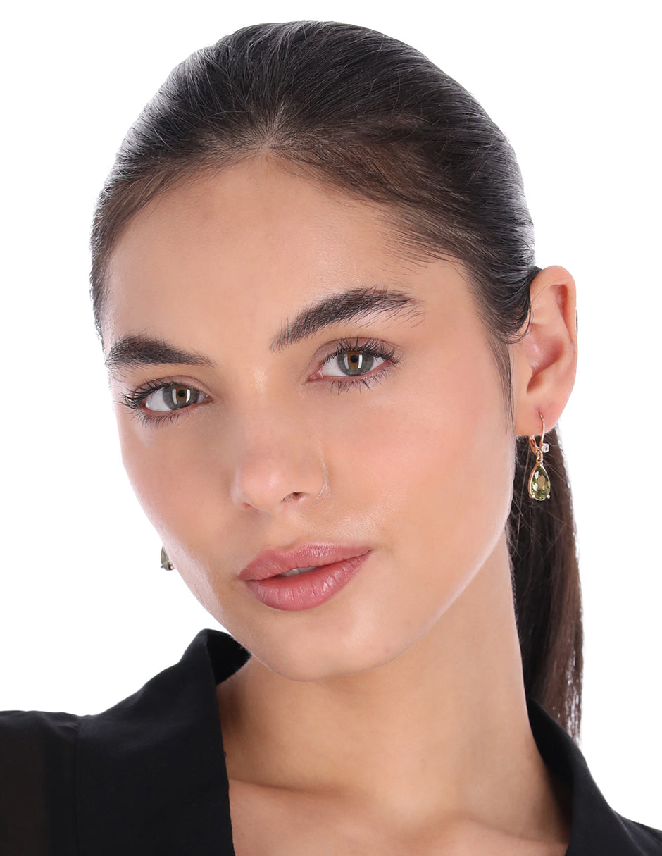 Aretes Napier Color Esmeralda 17G03508 Para Dama