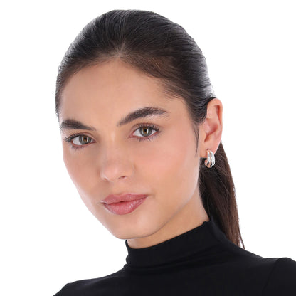 Aretes Napier Color Plateado 17G03528 Para Dama