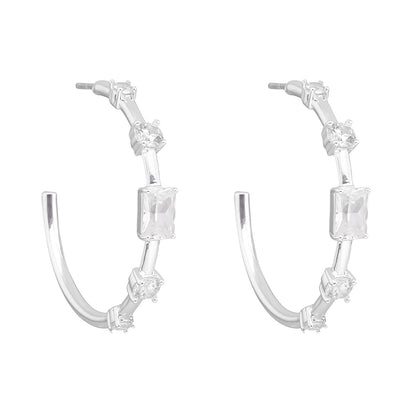 Aretes Napier Color Plateado 17G03547 Para Dama