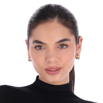 Aretes Napier Color Bitono 17G03551 Para Dama