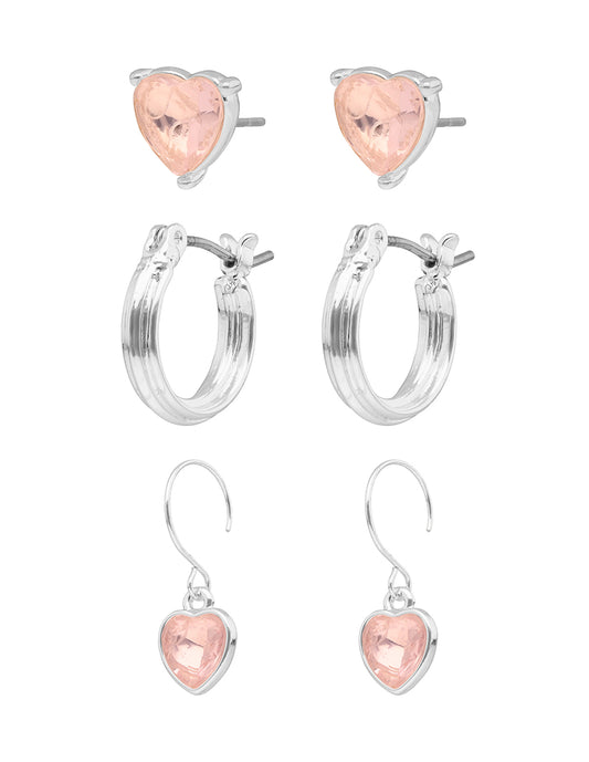 Set Aretes Napier Color Rosa 17G03567 Para Dama