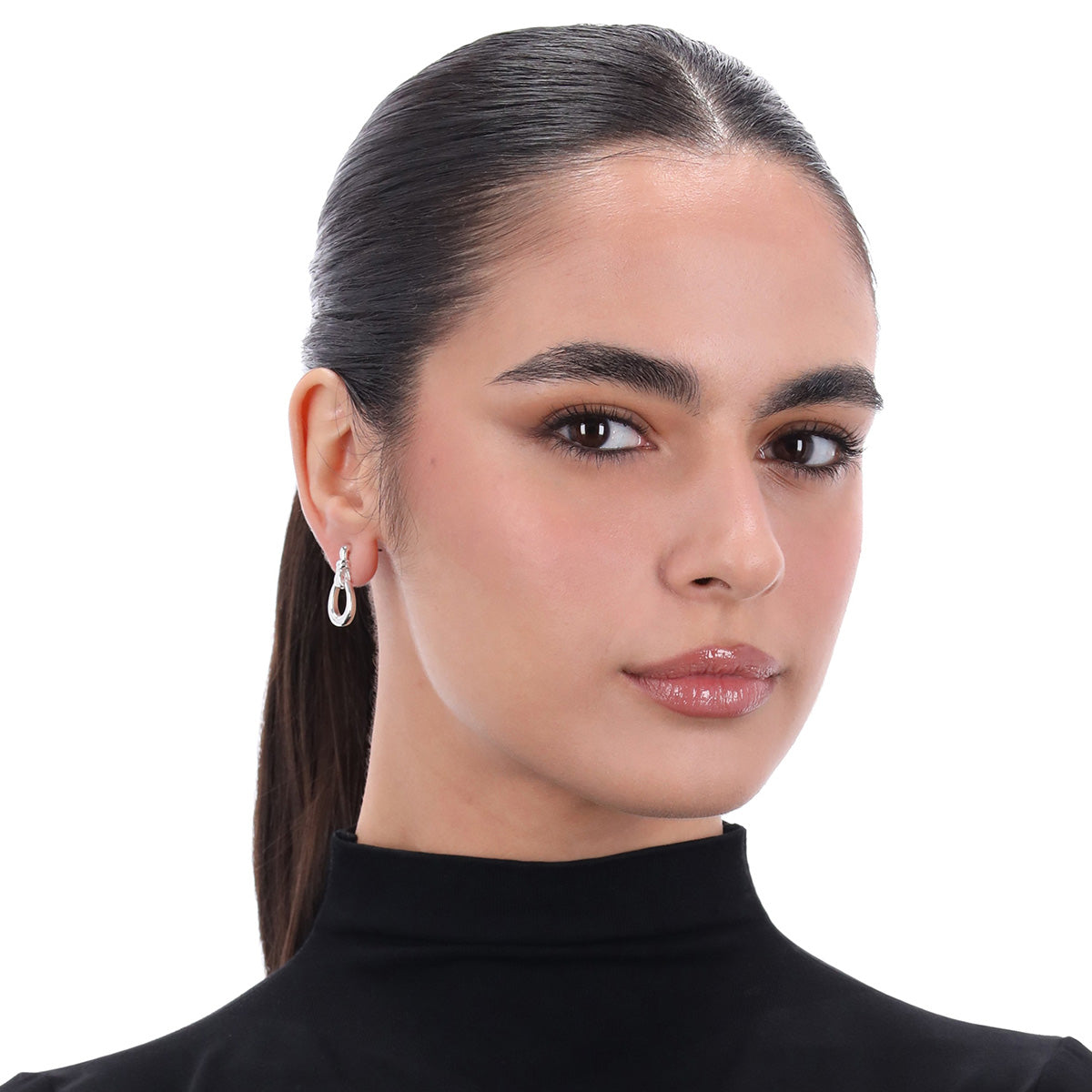 Aretes Napier Color Plateado 17G03638 Para Dama