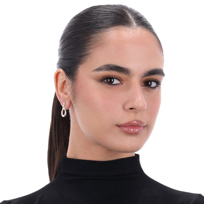 Aretes Napier Color Plateado 17G03638 Para Dama