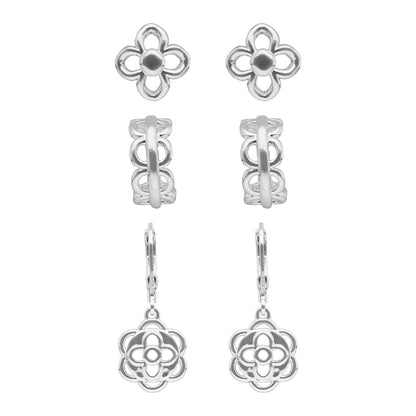 Aretes Napier Color Plateado 17G03645 Para Dama