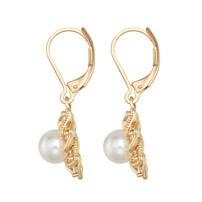 Aretes Napier Color Blanco 17G03661 Para Dama