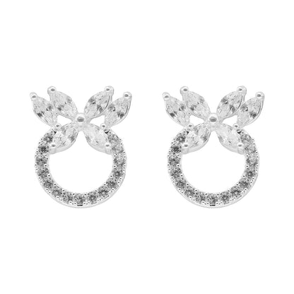 Aretes Napier Color Plateado 17G03664 Para Dama