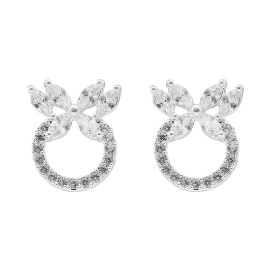 Aretes Napier Color Plateado 17G03664 Para Dama
