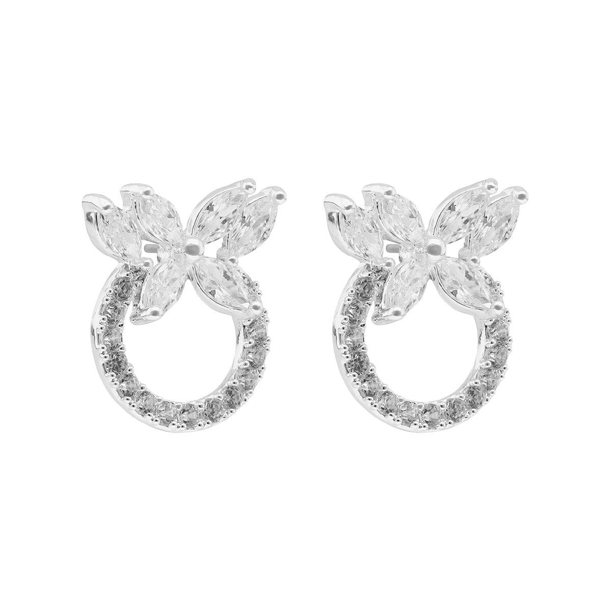 Aretes Napier Color Plateado 17G03664 Para Dama