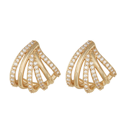 Aretes Napier Color Dorado 17G03665 Para Dama
